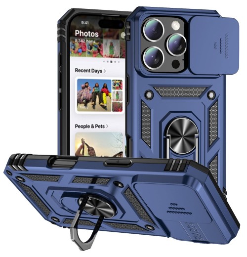 Hitaoyou Phone Case for iPhone 16 Pro, 16 Pro 6. 3'', Blue