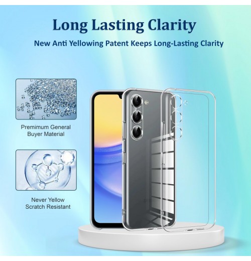 Cyber-Tech Clear Case for Samsung Galaxy A25 5G Phone Case, SGA25