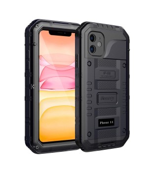 Beeasy Case Compatible with iPhone 11 Black, Waterproof 11, Black