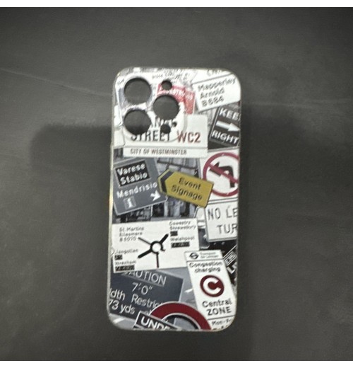 Patchwork Pattern Phone Case Compatible With iPhone 14 pro max