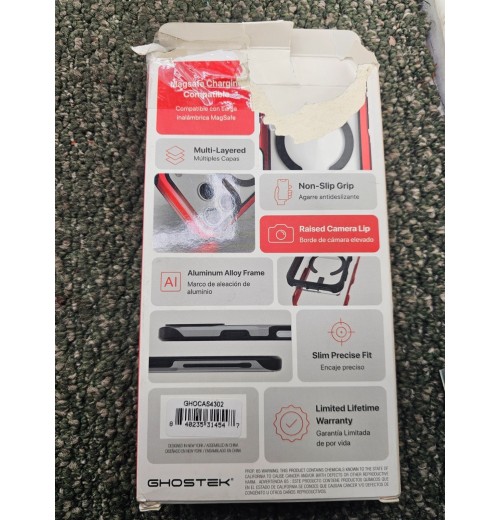 Ghostek GHOCAS4302 Atomic Slim Metal MagSafe Phone Case for iPhone 17 Pro