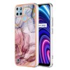 Phone Case For Realme C25Y Shockproof Protector Cover Marble Pattern