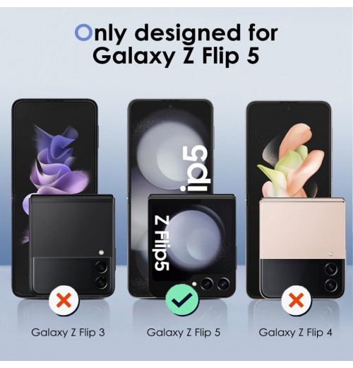 Case For Samsung Galaxy Z Flip5 Clear Silicone ARMOUR Shockproof Gel Phone Cover