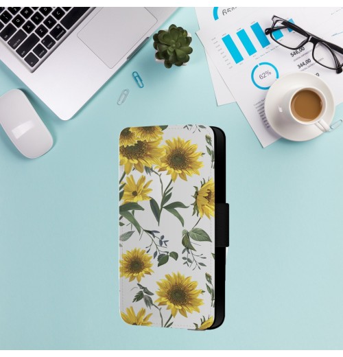 Sunflowers Phone Flip Case For iPhone