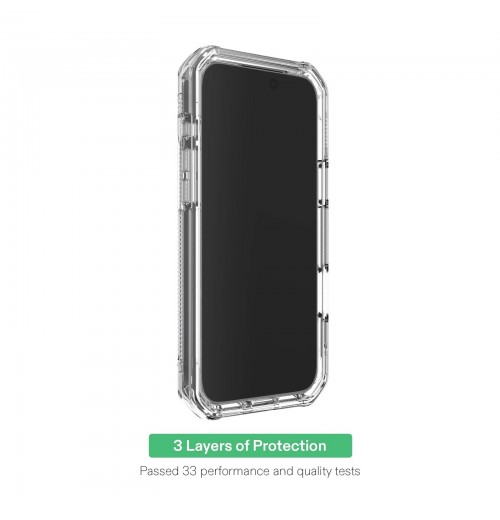 MagSafe Compatible Rugged Phone Case Clear