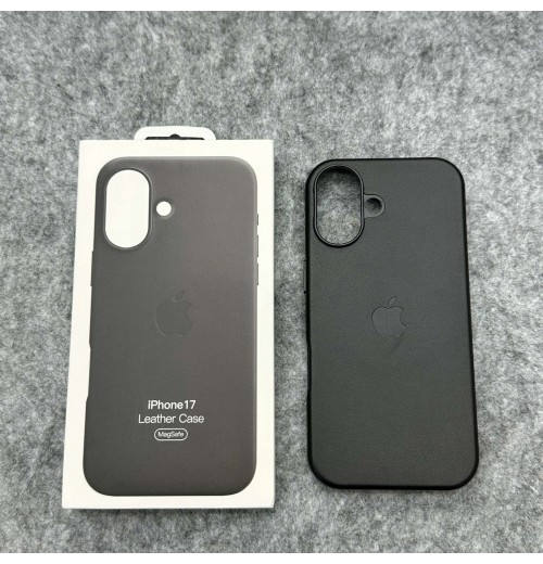 For iPhone 17 (6. 3") Original‌ Leather Case Magnetic Phone Case Magsafe Cover