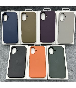 For iPhone 17 (6. 3") Original‌ Leather Case Magnetic Phone Case Magsafe Cover