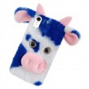 1pc Fluffy Plush Cow Mobile Phone Case Protector Compatible with the