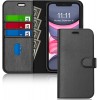 Book Cover Case For Apple iPhone 14 Pro Max Pouch Black Flip Leather Wallet