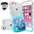 For iPod Touch 6th & 7th Gen Hybrid Luxury Liquid Glitter Bling Phone Case Cover