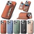 Zip Fiber Card Slot Phone Case For Xiaomi 13 12 Redmi Note 15 14 POCO X5 9T K60