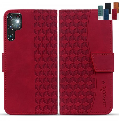 Flip Leather Magnetic Wallet Phone Case For Samsung S23 S22 S21 S20 Ultra S10 S9