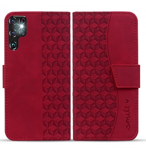 Flip Leather Magnetic Wallet Phone Case For Samsung S23 S22 S21 S20 Ultra S10 S9