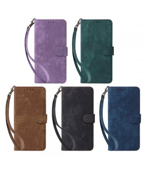 Strap Leather Wallet Phone Case For OPPO Reno 11F 12 Pro A80 A78 A60 Find X8 A79