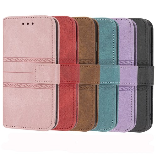 Skin Leather Wallet Phone Case For Samsung S25 S24 S23 FE S21 S22 Ultra S20 FE