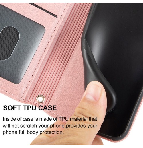 Skin Leather Wallet Phone Case For Samsung S25 S24 S23 FE S21 S22 Ultra S20 FE