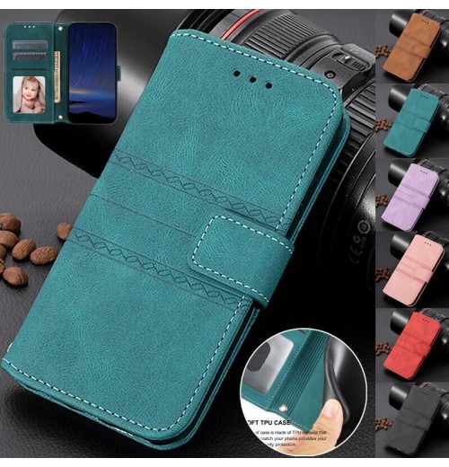 Skin Leather Wallet Phone Case For Samsung S25 S24 S23 FE S21 S22 Ultra S20 FE