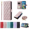 Case Wallet de Leather Magnetic con rejilla para Phone para iPhone 15 14 13 12 11 Pro Max XR XS