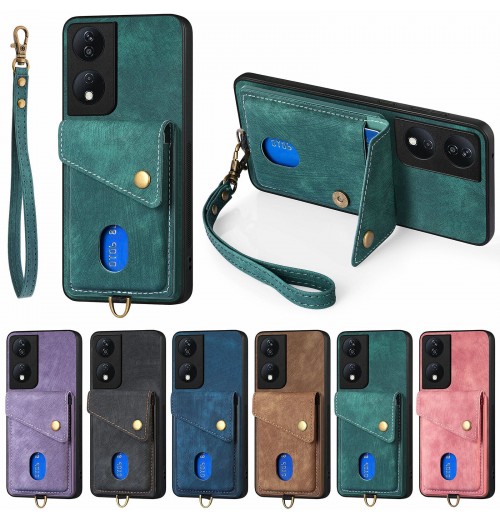 Strap Card Slot Phone Case For Huawei Nova 14 13 12 Honor 400 300 200 100 90 50