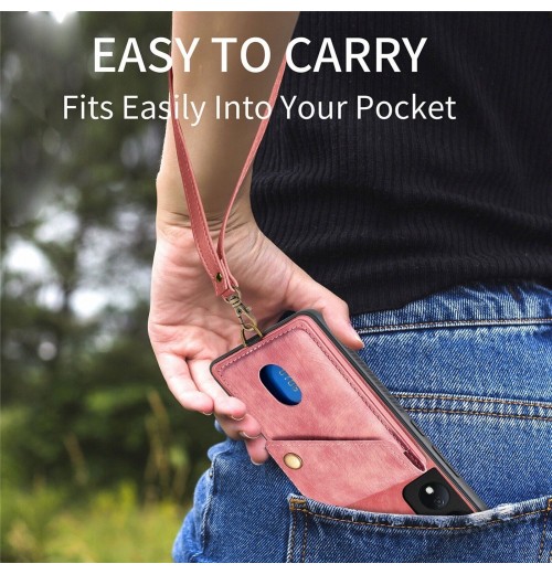 Strap Card Slot Phone Case For Huawei Nova 14 13 12 Honor 400 300 200 100 90 50