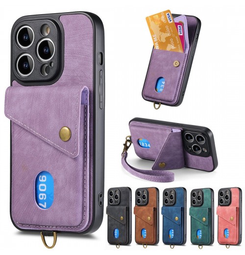 Strap Card Slot Phone Case For Huawei Nova 14 13 12 Honor 400 300 200 100 90 50