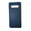 Soft Matte TPU Silicone Phone Case Cover Samsung S10 Dark Blue