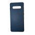 Soft Matte TPU Silicone Phone Case Cover Samsung S10 Dark Blue