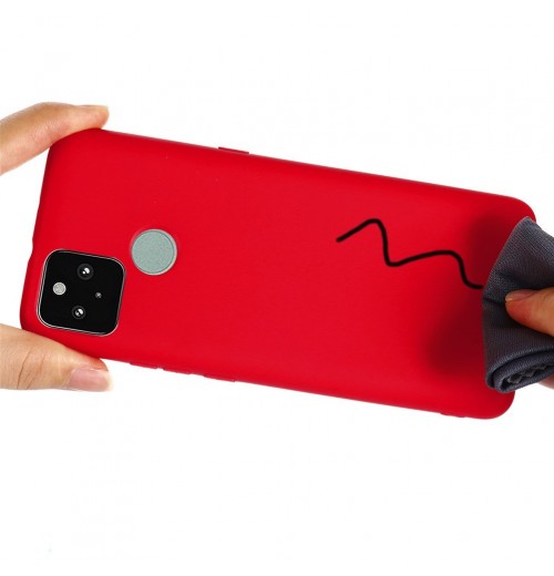 1Pc Liquid Silicone Phone Case Phone Cover Compatible for Pixel 5A 5G