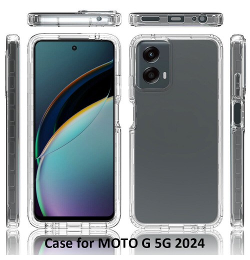 For Motorola Moto G Play Power Edge 40 G85 S50 Clear Shock absoption Phone Case