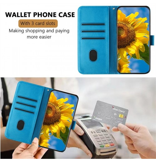 For TCL 505 501 502 305 40R 303 403 Flower Embossed Wallet Case Phone Case Cover