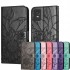 For TCL 505 501 502 305 40R 303 403 Flower Embossed Wallet Case Phone Case Cover
