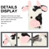 1pc Plush Cow Mobile Phone Case Protector Compatible with iPhone