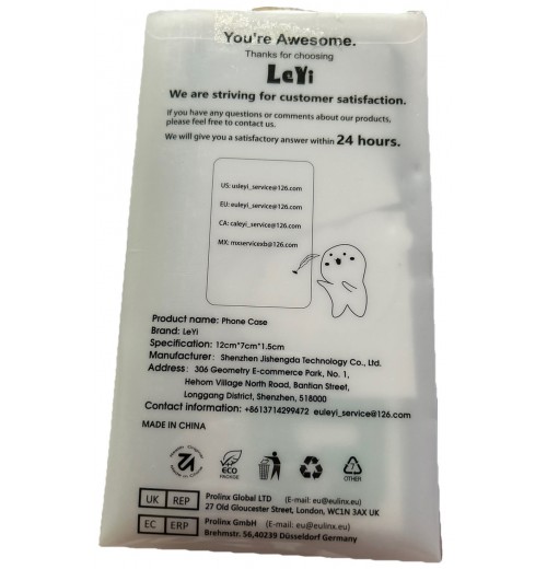 Leyi For Samsung Galaxy A53 5G Phone Case w/Kickstand