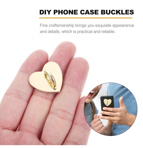 12Pcs Mobile Phone Case Self-adhesive Buckles Phone Cover Buckle DIY Decor