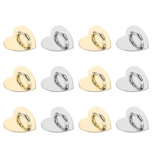 12Pcs Mobile Phone Case Self-adhesive Buckles Phone Cover Buckle DIY Decor