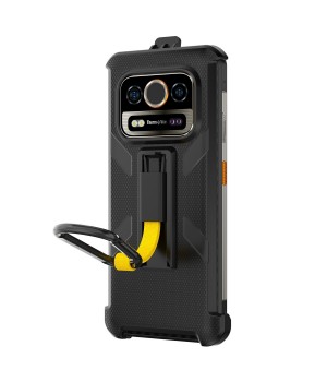 For Ulefone Armor 25T Pro Ulefone Back Clip Phone Case with Carabiner Black