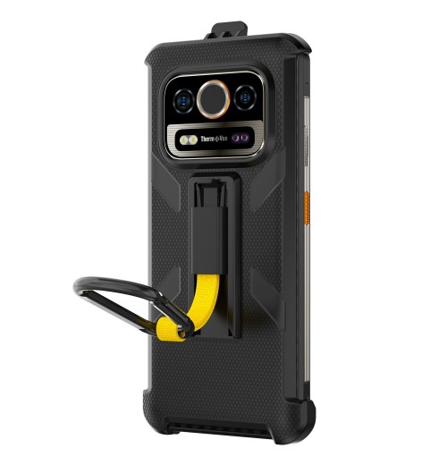 For Ulefone Armor 25T Pro Ulefone Back Clip Phone Case with Carabiner Black