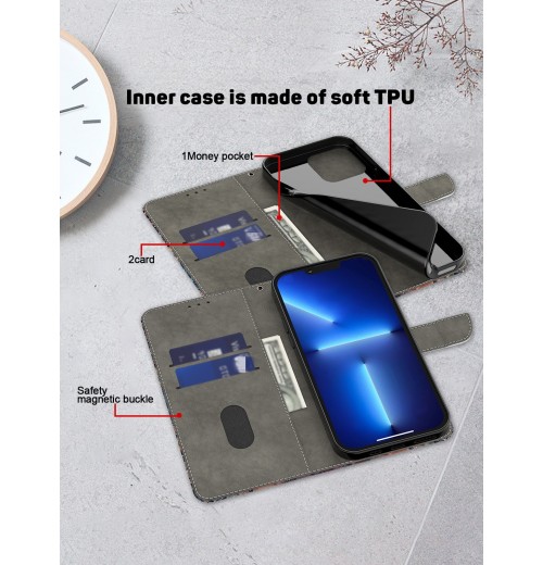 Case For Motorola Moto G05 G15 G35 G55 G85 G56 Patterned Flip Wallet Phone Cover