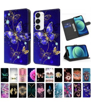 Case For Motorola Moto G05 G15 G35 G55 G85 G56 Patterned Flip Wallet Phone Cover