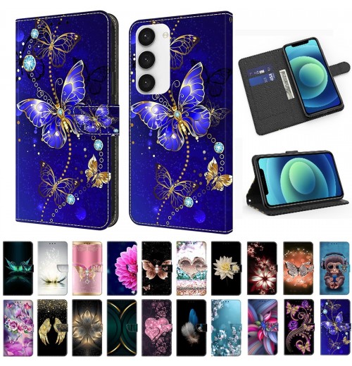 Case For Motorola Moto G05 G15 G35 G55 G85 G56 Patterned Flip Wallet Phone Cover