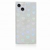 Heart Pattern Phone Case Card Holder Cases Anti-fall Bumper Clear