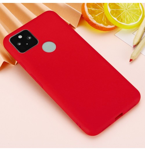 1Pc Liquid Silicone Phone Case Phone Cover Compatible for Pixel 5A 5G