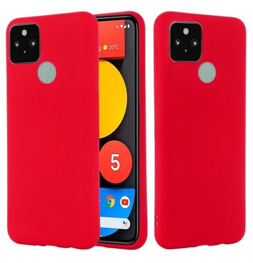 1Pc Liquid Silicone Phone Case Phone Cover Compatible for Pixel 5A 5G