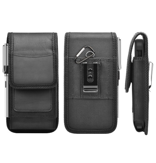Cell Phone Holster Belt Clip Pouch Rugged Card Holder Nylon Wallet Case Cover