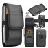 Cell Phone Holster Belt Clip Pouch Rugged Card Holder Nylon Wallet Case Cover