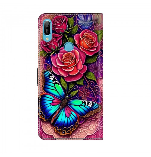 For Huawei Y5 Prime Y6 Y7 Y5 Shockproof Painted Wallet Case Phone Case Cover