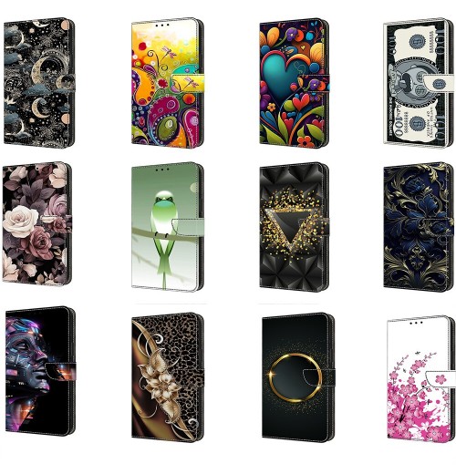 For Huawei Y5 Prime Y6 Y7 Y5 Shockproof Painted Wallet Case Phone Case Cover