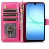 For Galaxy A17 5G Faux leather Case Wallet Card ID Zipper Money Holder Cover