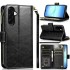For Galaxy A17 5G Faux leather Case Wallet Card ID Zipper Money Holder Cover