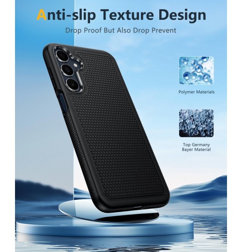 FNTCASE for Galaxy A17/A16 5G Phone Case - Samsung A17/A16, Black